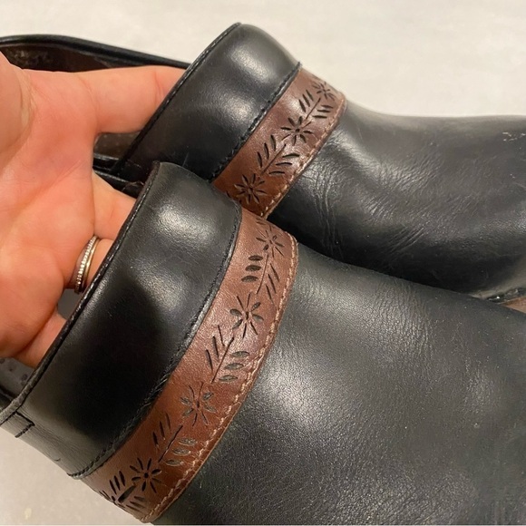 Dansko Penny Full Grain Women's 41 / 10.5 M Clogs Black Brown Professional Nurse - Picture 6 of 8